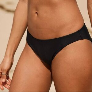Aerie Classic Black Bikini Bottoms Size XL NWT